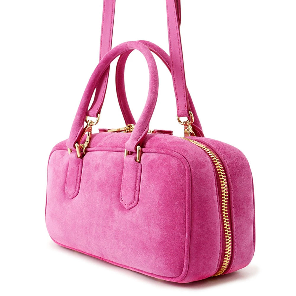 Miu Miu Handbag Arcadi Suede Bag Black